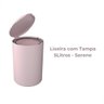 Lixeira para Banheiro com Tampa 5 Litros Coza Serene Rosa - 2