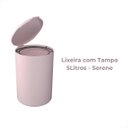 Ver imagem 2 de Lixeira para Banheiro com Tampa 5 Litros Coza Serene Rosa