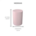 Ver imagem 4 de Lixeira para Banheiro com Tampa 5 Litros Coza Serene Rosa