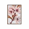 Quadro Decorativo 60x80cm Vidro Flor Rosa Estilo Aquarela Flnt090 - 1