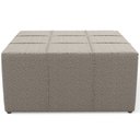 Ver imagem 6 de Puff Decorativo Para Sala de Estar Quadrado Milano 90x90cm W01 Bouclê Bege - Lyam Decor