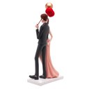 Ver imagem 2 de Figura Decorativa Wolff Resina Casal 12,5x7,5x31cm 61531