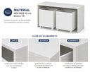 Ver imagem 7 de Mesa de Atividades Infantil com Baús Organizadores Branco