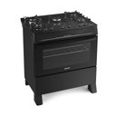 Ver imagem 1 de Fogão 5 Bocas Itatiaia Electra Glass New com Acendimento Automático Preto Bivolt