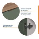 Ver imagem 6 de Balcão 2 Portas 60cm com Tampo com Rodapé Ipanema CabeCasa MadeiraOriginals