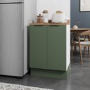 Ver imagem 1 de Balcão 2 Portas 60cm com Tampo com Rodapé Ipanema CabeCasa MadeiraOriginals