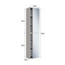 Ver imagem 3 de Kit 2 Armários de Banheiro 2 Portas com Espelho Suspenso 36cm Multimóveis Crpro-ARM010 Arenas