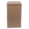 Cesto de Roupa Fibra Sintética Vertical 40x40x70 Cappuccino - 1