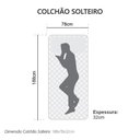 Ver imagem 7 de Colchão Orthoflex Molas Ensacadas Torino Ibrido 188x78x32 Cm