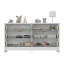 Ver mais imagens de Cômoda Infantil 136cm com 6 Gavetas Flex Multimóveis Branco