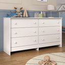 Ver imagem 7 de Cômoda Infantil 136cm com 6 Gavetas Flex Multimóveis Branco