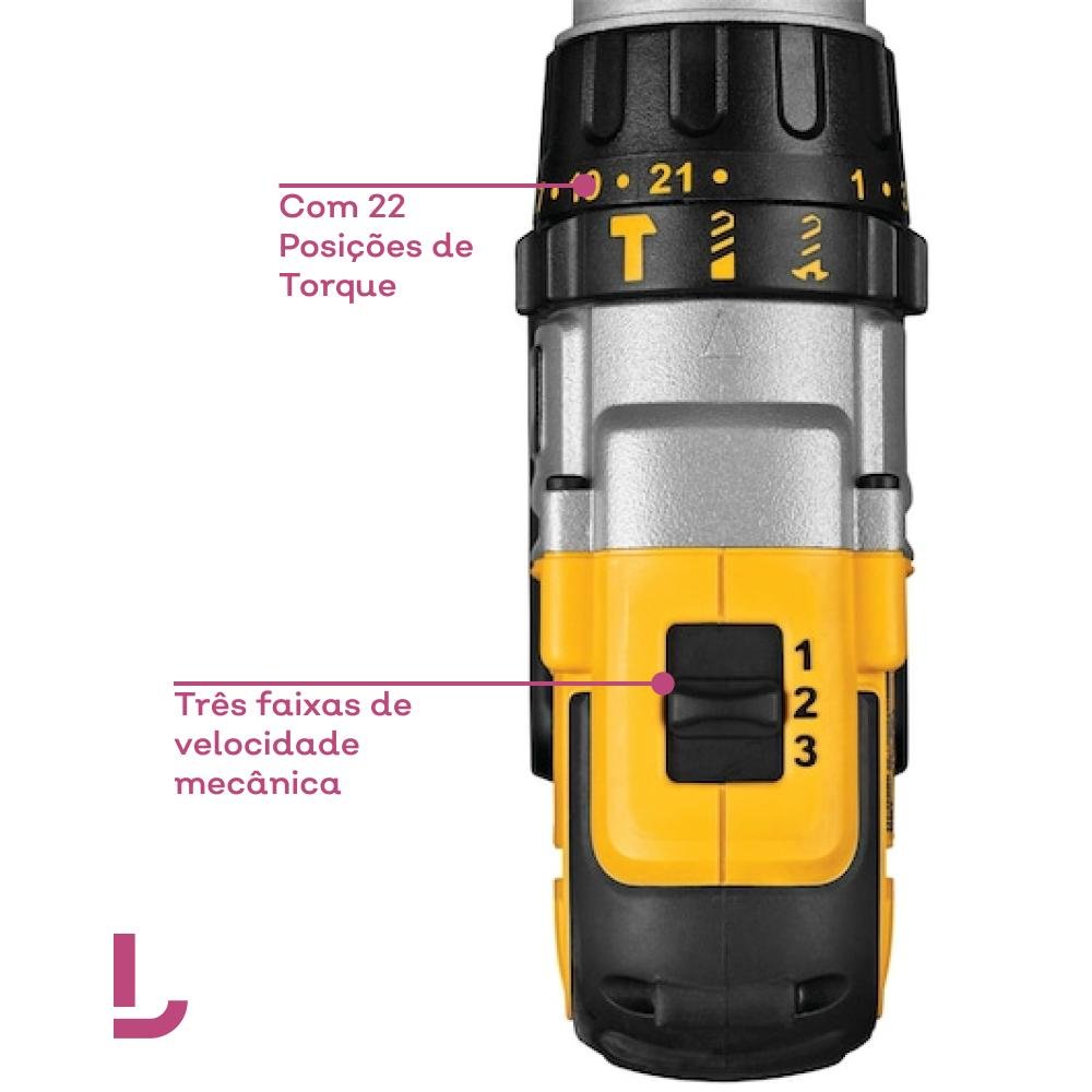 Furadeira/parafusadeira de Impacto 220v - Dewalt - 4