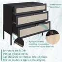 Ver imagem 3 de Comoda 3 Gv Corrediças Telesc Pes Madeira 27934 Oslo Nero Artesano