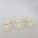 Ver imagem 4 de Jogo de Xícaras com Pires em Porcelana 12 Peças