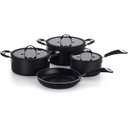 Ver imagem 1 de Conjunto de Panelas Caçarola 04 Peças Dom Preto Multiflon