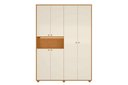 Ver imagem 1 de Guarda Roupa Infantil Vittoria 6 Portas e 2 Gavetas - Cinamomo Off White - Albatroz