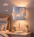 Ver imagem 1 de Abajur Infantil Balão Nuvem 3d Luminária Quarto Bebê Tom Luz