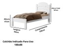 Ver imagem 4 de Cama Solteiro Iris com Colchão Incluso