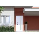 Ver imagem 3 de Porta de Alumínio Lambril Visor Branca Direita - 2,10x0,90m