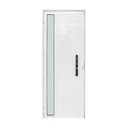 Ver imagem 1 de Porta de Alumínio Lambril Visor Branca Direita - 2,10x0,90m