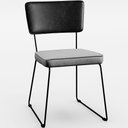 Ver imagem 4 de Mesa Capri 160cm Off White Com 6 Cadeiras Allana B05 Couríssimo Preto Linho Cinza - Lyam Decor