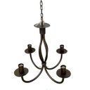 Ver imagem 4 de Lustre Luminária Pendente Teto Ferro Para 4 Lâmpadas ouro velho MINAS ARTE PRÓPRIA lustre 4b ouro ve