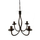 Ver imagem 1 de Lustre Luminária Pendente Teto Ferro Para 4 Lâmpadas ouro velho MINAS ARTE PRÓPRIA lustre 4b ouro ve