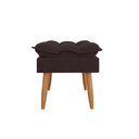 Ver imagem 2 de Puff Luxo Sofisticação Decorativa para Sala Sofisticada Premium Cinza