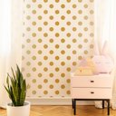 Ver imagem 2 de Papel de Parede Kids N'teens 100105 Bolas Gold Rolo 5mt²