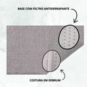Ver imagem 5 de Tapete Oasis 100% Antiderrapante 1,50x2,00 Macio Cinza-oasis