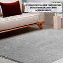 Ver imagem 2 de Tapete Oasis 100% Antiderrapante 1,50x2,00 Macio Cinza-oasis