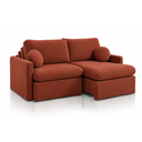 Ver imagem 1 de Sofá Oslo Retrátil e Reclinável com Molas Ensacadas, Pillow Top 18cm e Função Cama:Boucle Terracota/