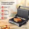 Sanduicheira e Mini Grill Hq 180º 1000w Antiaderente Inox Hq-sg002 220v - 6