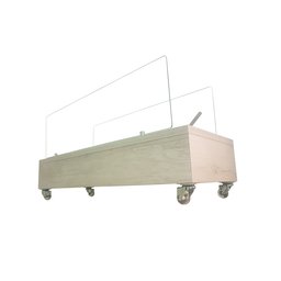 Lareira Ecológica Ol 800 80 Cm Inox Completa Etanol Álcool Amadeirado Claro Mezzo Bianco - 4