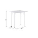 Ver imagem 6 de Conjunto Mesa Dobrável 4 Lugares Asti Branco