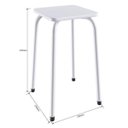 Ver imagem 5 de Conjunto Mesa Dobrável 4 Lugares Asti Branco