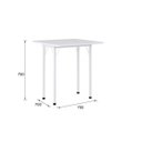 Ver imagem 6 de Conjunto Mesa Dobrável 4 Lugares Asti