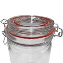 Ver imagem 3 de Kit 4 Potes Hermético Vidro Trava Metal 750ml Class Home