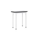 Ver imagem 7 de Conjunto Mesa Dobrável 4 Lugares Asti Branco/Preto