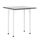 Ver imagem 3 de Conjunto Mesa Dobrável 4 Lugares Asti Branco/Preto