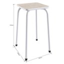 Ver imagem 5 de Conjunto Mesa Dobrável 4 Lugares Asti