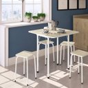 Ver imagem 1 de Conjunto Mesa Dobrável 4 Lugares Asti
