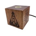 Ver imagem 1 de Luminária Nossa Senhora Aparecida Cubo Madeira Maciça Fornecedor 31 4850-2
