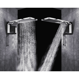 Chuveiro Lorenzetti Acqua Duo Flex Preto Cromado 220v 6800w - 4