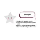 Ver imagem 4 de Luminária Estrela Led Infantil - Luz Suave e Design Encantador