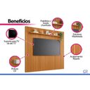 Ver imagem 4 de Painel Sala Estar p/ TV 75 pol Maragogi 230cm Cinamomo Permóbili