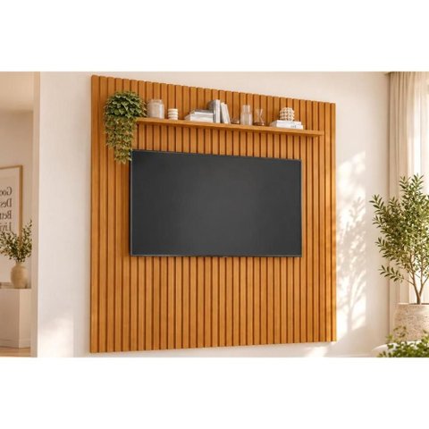 Painel Sala Estar p/ TV 75 pol Maragogi 230cm Cinamomo Permóbili