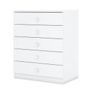 Ver imagem 4 de Cômoda Quarto Infantil 5 Gavetas - Bala de Menta - Branco