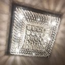 Ver imagem 1 de Lustre Plafon Pendente de Cristal K9 Legítimo 40x40 Cm