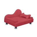 Ver imagem 1 de Mini Sofá Cama Divã Pet Cães e Gatos Orgânico Confortável e Reforçado Suede